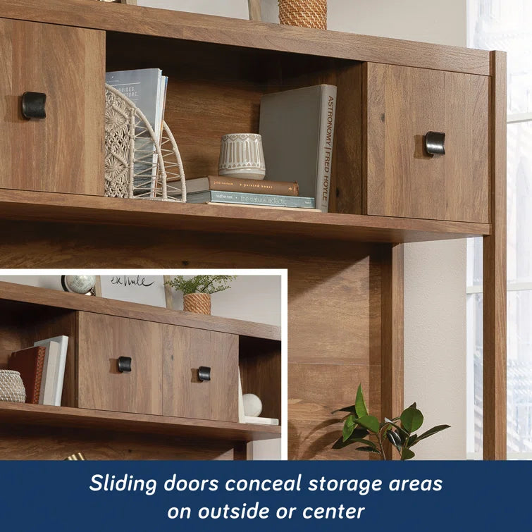 Bridge Comp Desk Hutch Ste, Sindoori Mango Finish