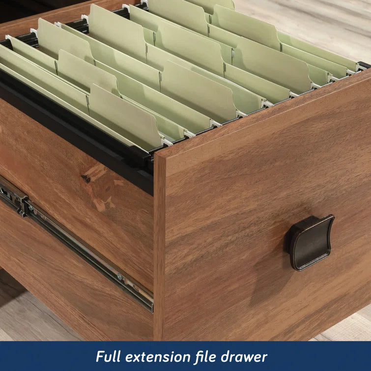 Bridge Comp Desk Hutch Ste, Sindoori Mango Finish