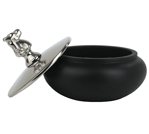 Shogi Storage Box Large in Silver & Black - Ouch Cart 