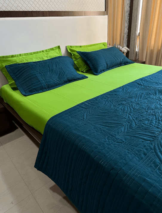 Teal Bedspread set - Ouch Cart 