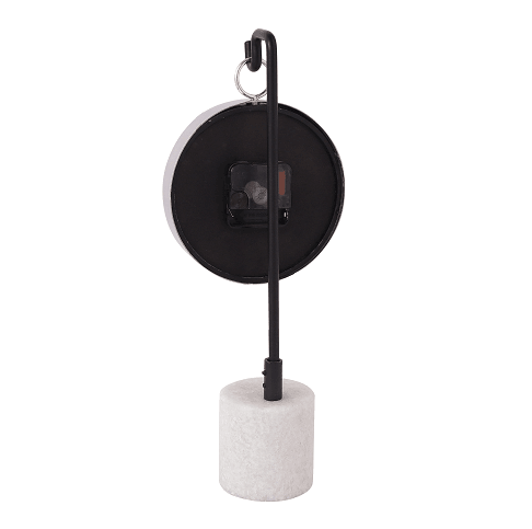 Suspended Marble Time Keeper in Silver Table Clock - Ouch Cart 