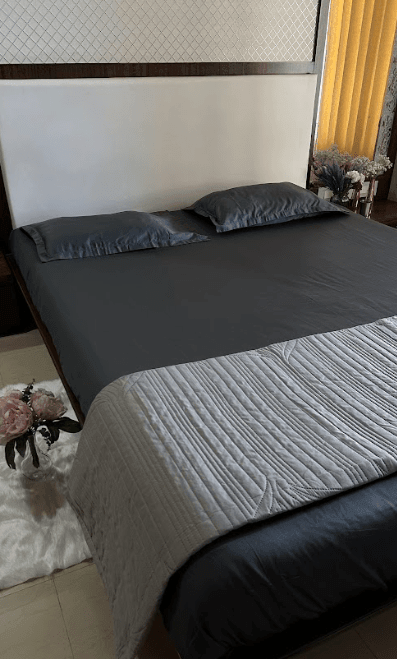 Grey Bedspread set - Ouch Cart 