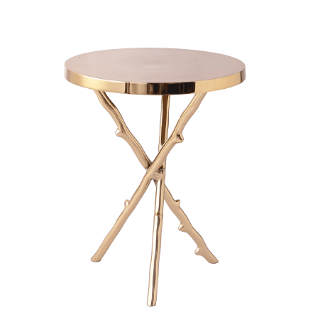 Bamboo Table Gold