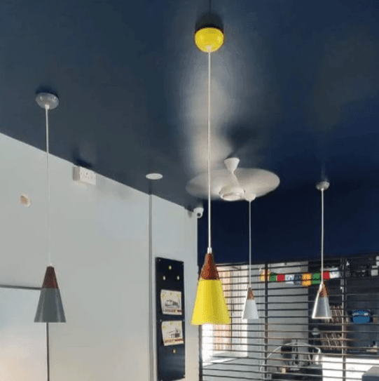 Modern Conical Nordic Pendant Light For Cafe & Bars With LED Bulb 1PC - Ouch Cart 