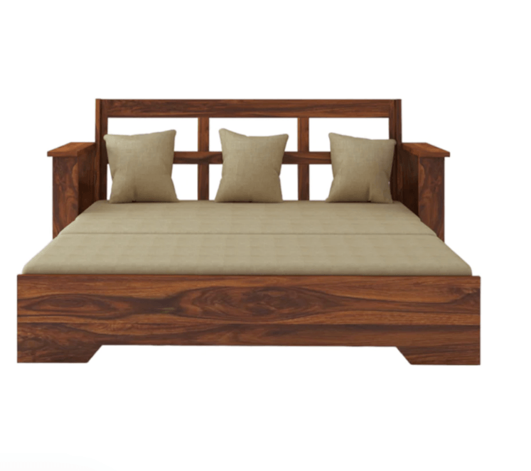 3 SEATER SOFA CUM BED SHEESHAM WOOD