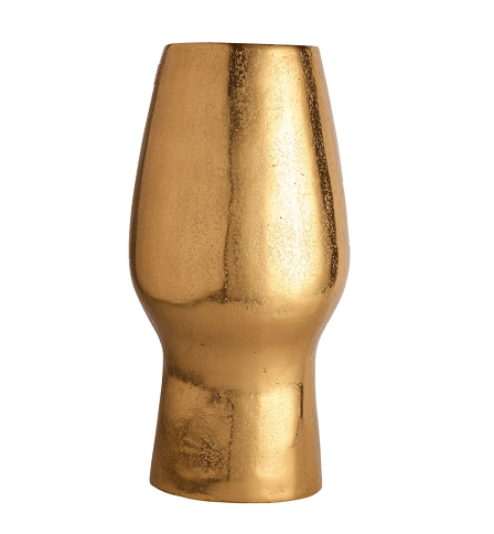 Flat Face Vase Gold - Ouch Cart 