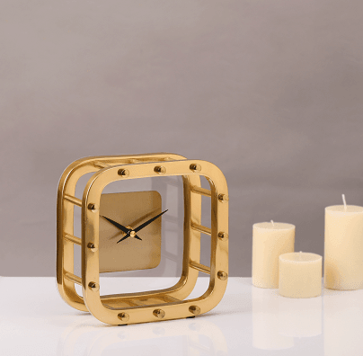 Aurelian Table Clock Gold - Ouch Cart 