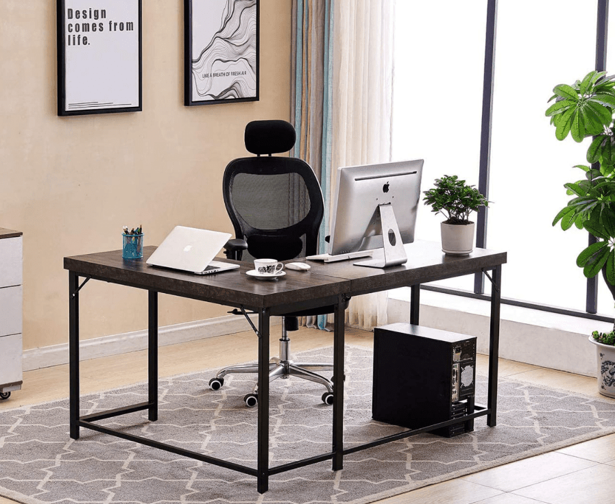 Modern Reversible L Shaped Computer Desk