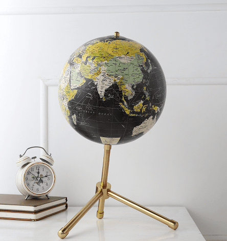 Tilt Black Globe