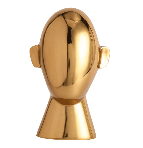 Abstract Head Decorative Gold - Ouch Cart 