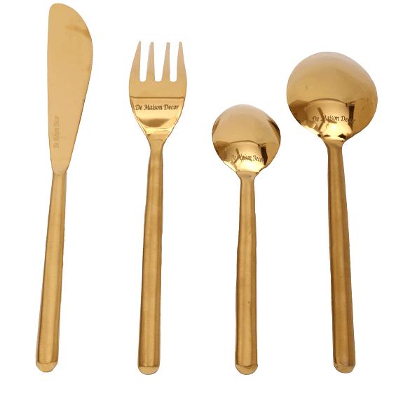 Radiant Reflections Gold Cutlery Set