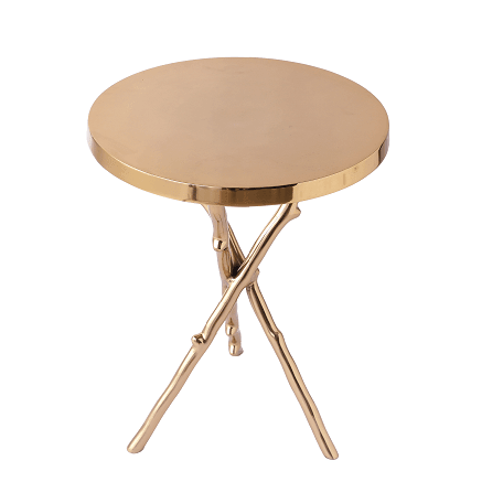 Bamboo Table Gold