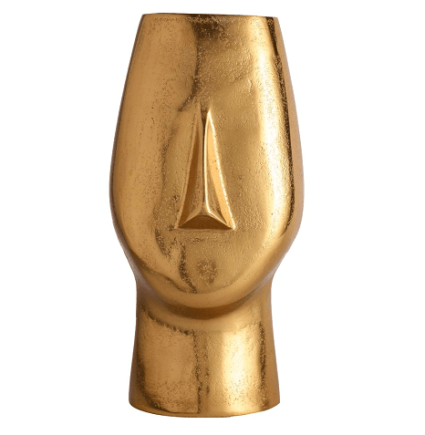 Flat Face Vase Gold - Ouch Cart 