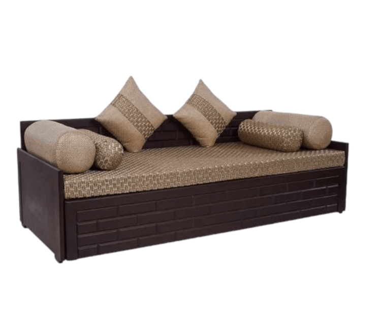 3 SEATER PULL OUT SOFA CUM BED SHEESHAM WOOD - Ouch Cart 