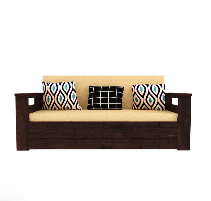 3 SEATER SOFA CUM BED SHEESHAM WOOD