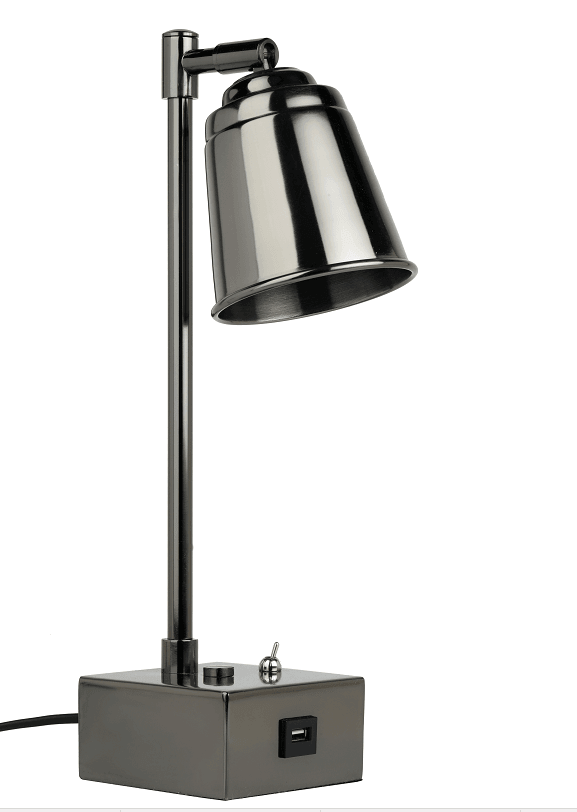 Cherosi USB Black nickle Lamp - Ouch Cart 