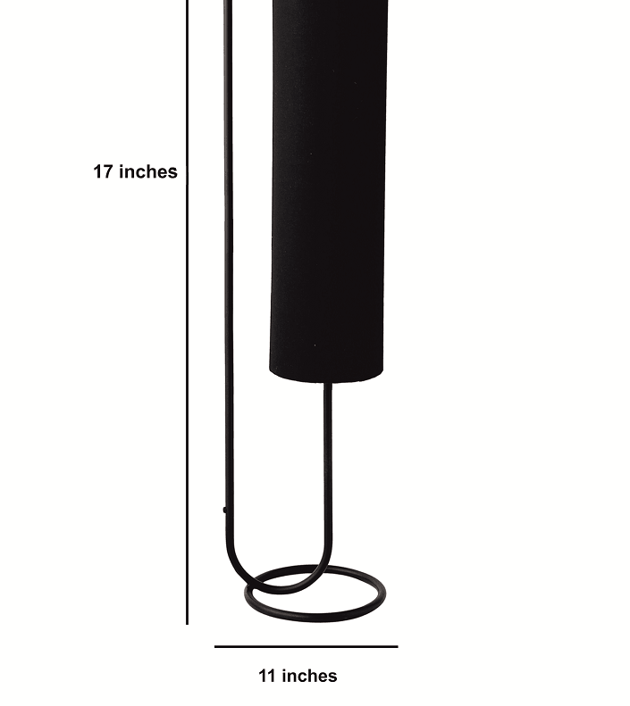 Graceful Full Black  Curve Floor Lamp