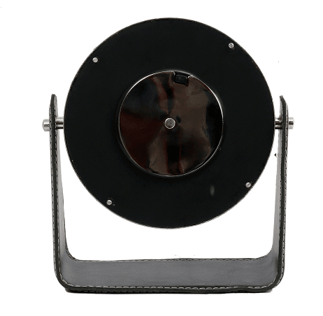 Genuine Black Leather Table clock - Ouch Cart 