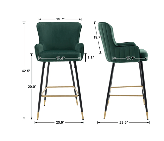 NOLEN BAR STOOL - Ouch Cart 