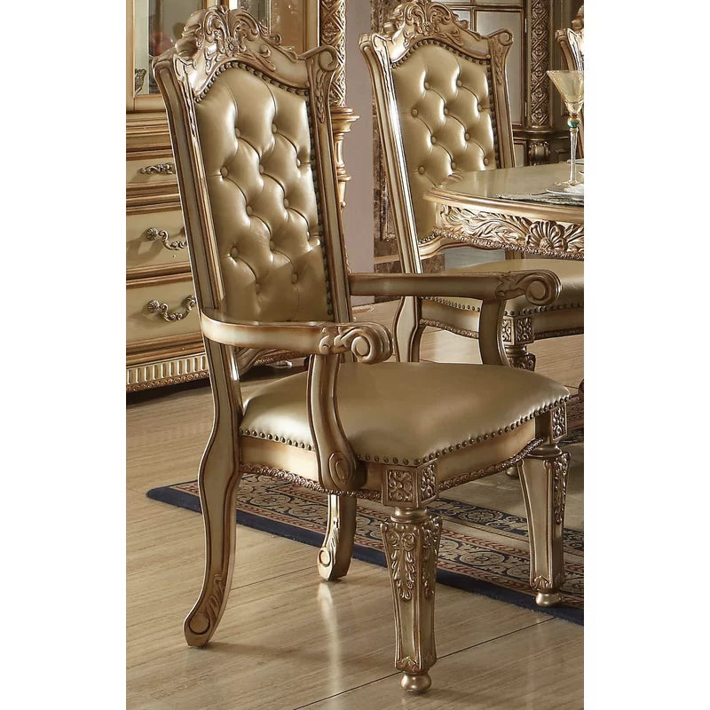 9 - Piece Solid Wood Double Pedestal Dining Set