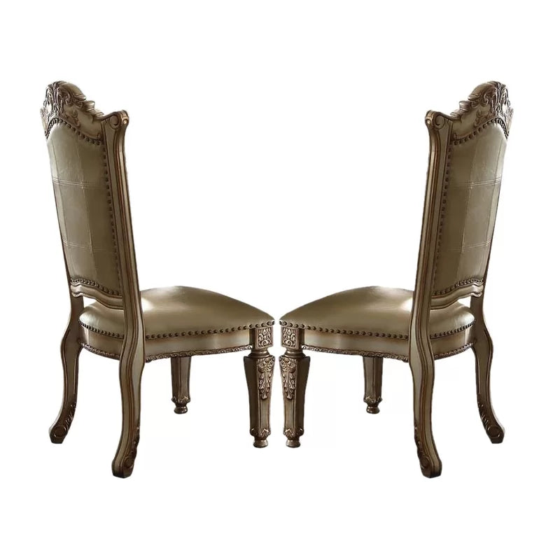 9 - Piece Solid Wood Double Pedestal Dining Set