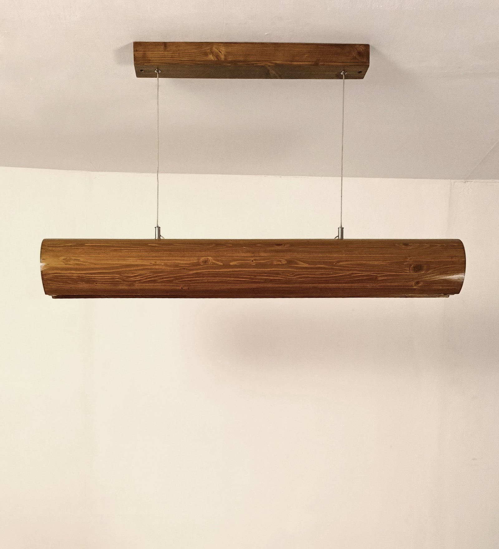 Cedar 36 Brown Wooden LED Hanging Lamp