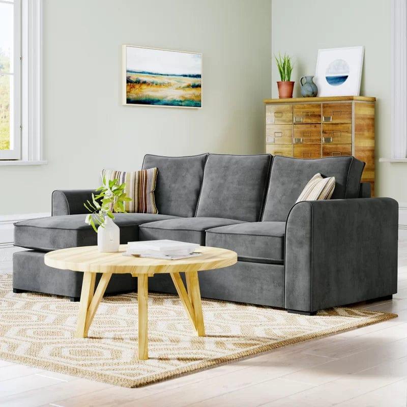 Celis 2 - Piece Upholstered Corner Sofa Chaise - Ouch Cart 