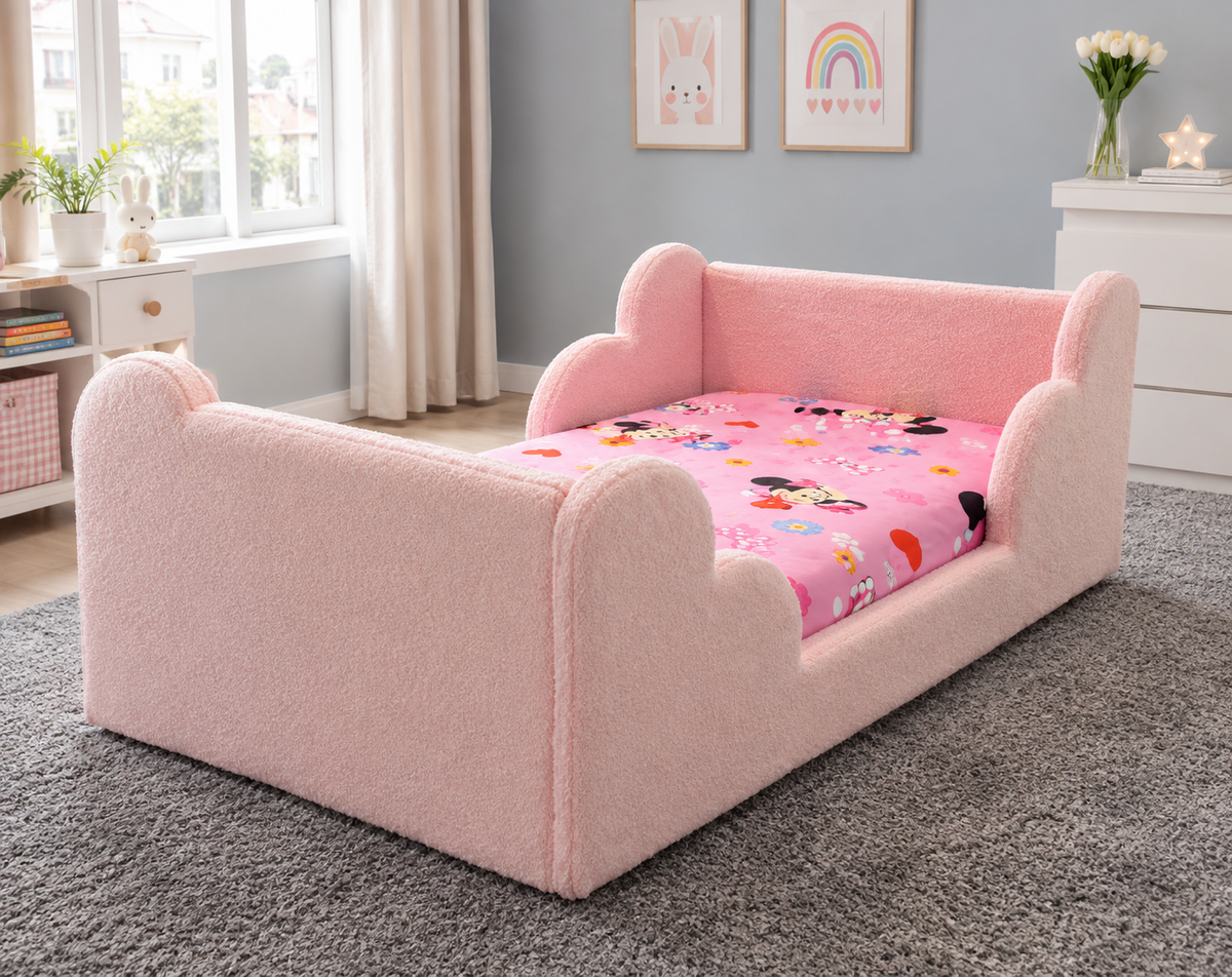 Premium Pink Single Kids Bed