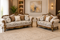 Luxury Classic Carved 3+2 Sofa Set