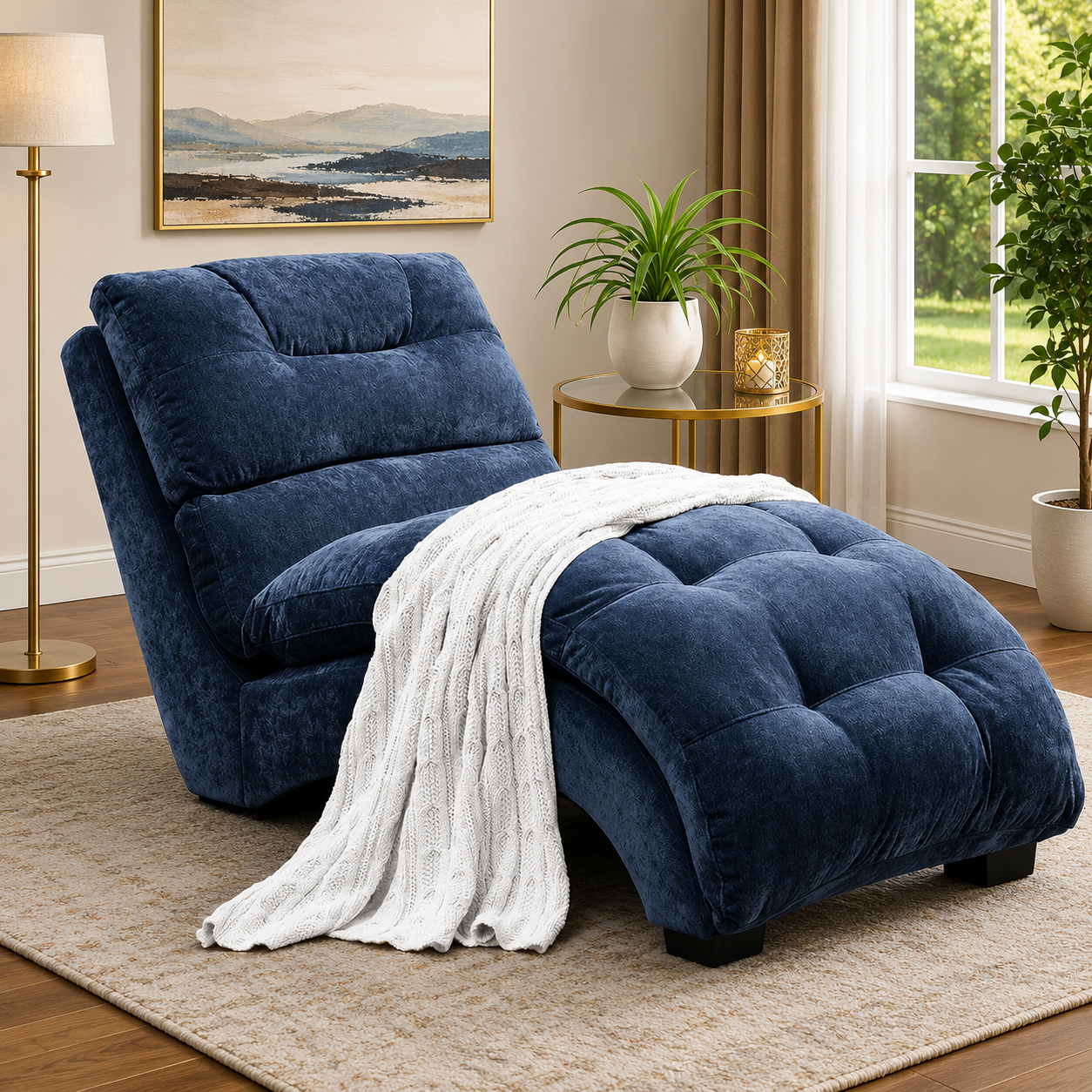 Modern Premium Wooden Sofa Couch for Home & Office Chaise Lounge