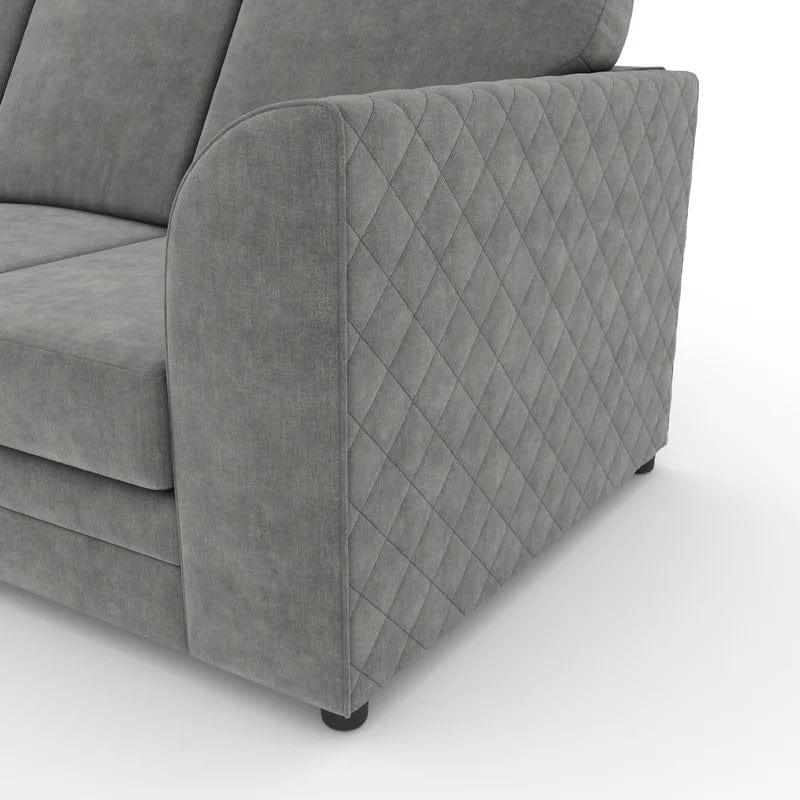Chaudri 2 - Piece Upholstered Corner Sofa Chaise - Ouch Cart 