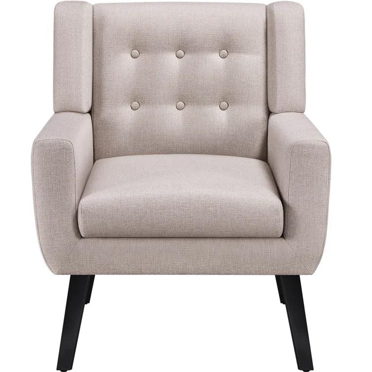 Chavtika Wide Tufted Polyester Armchair - Ouch Cart 