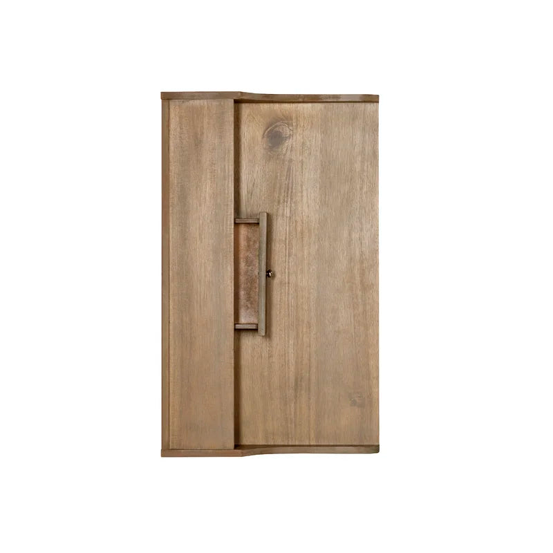 Solid Wood 28" Folding Desk with Storage and Drawer