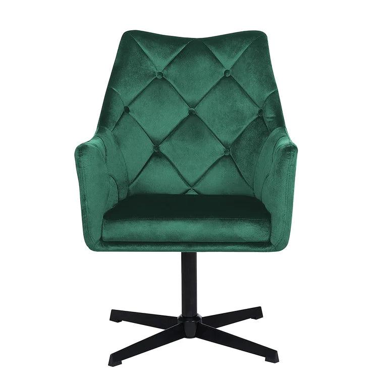 Chunn Upholstered Swivel Armchair - Ouch Cart 