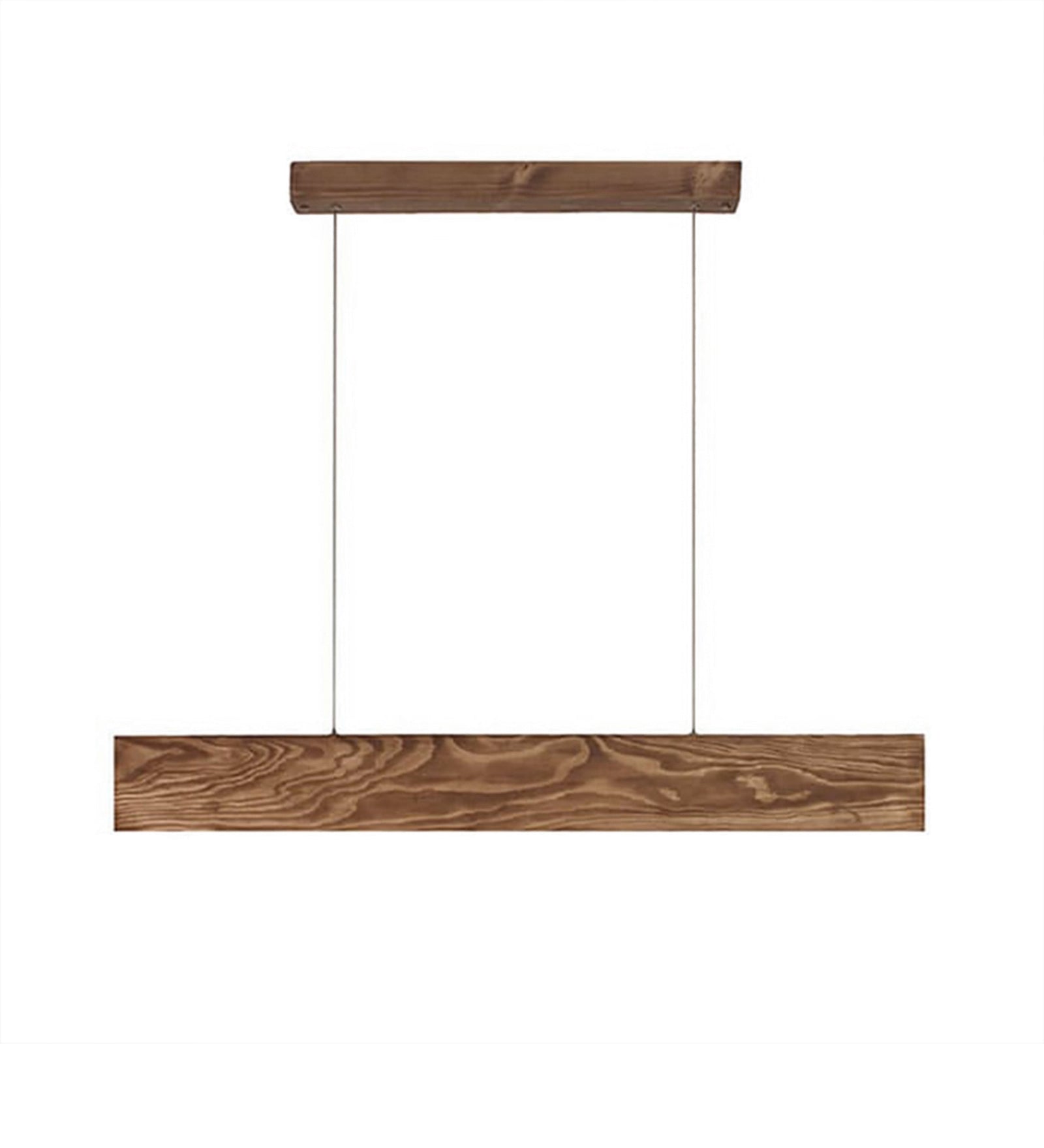 Clara 36 Brown Wooden LED Hanging Lamp