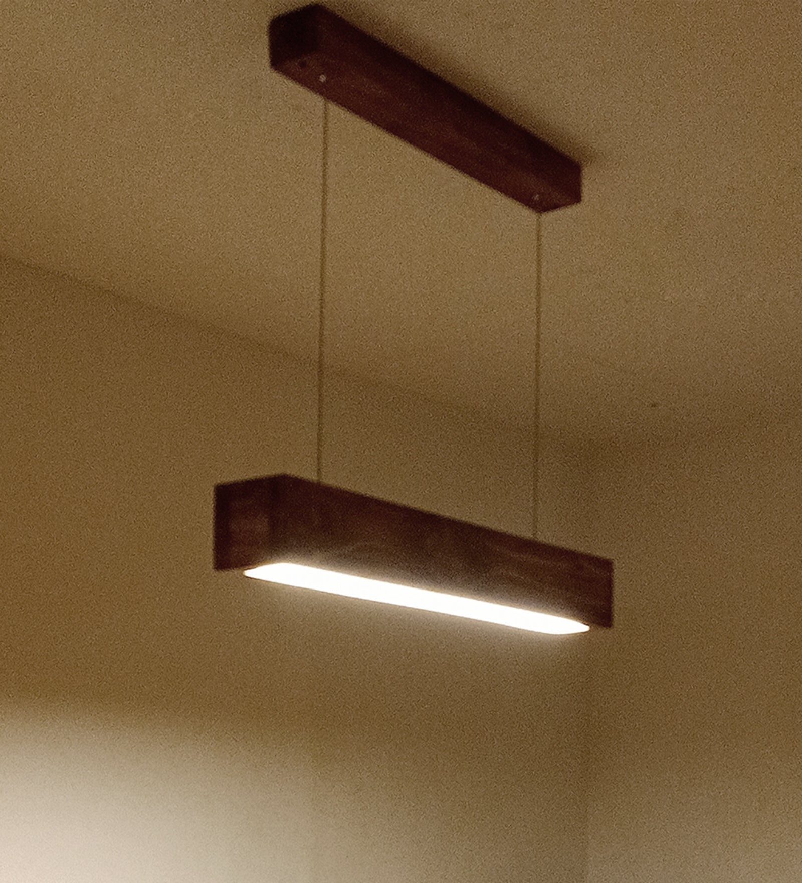 Sirius 24 Brown Wooden LED Hanging Lamp