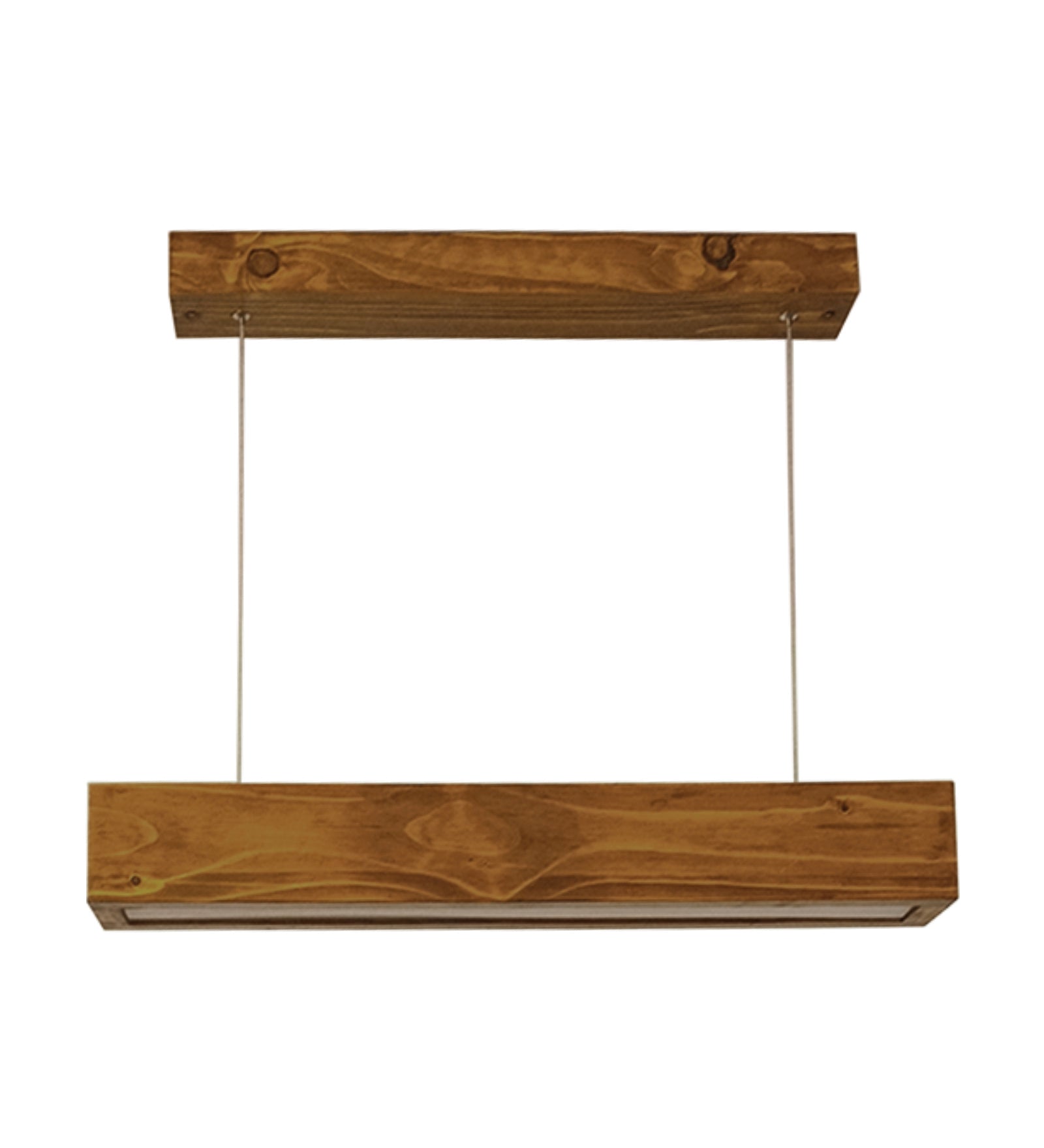 Sirius 24 Brown Wooden LED Hanging Lamp