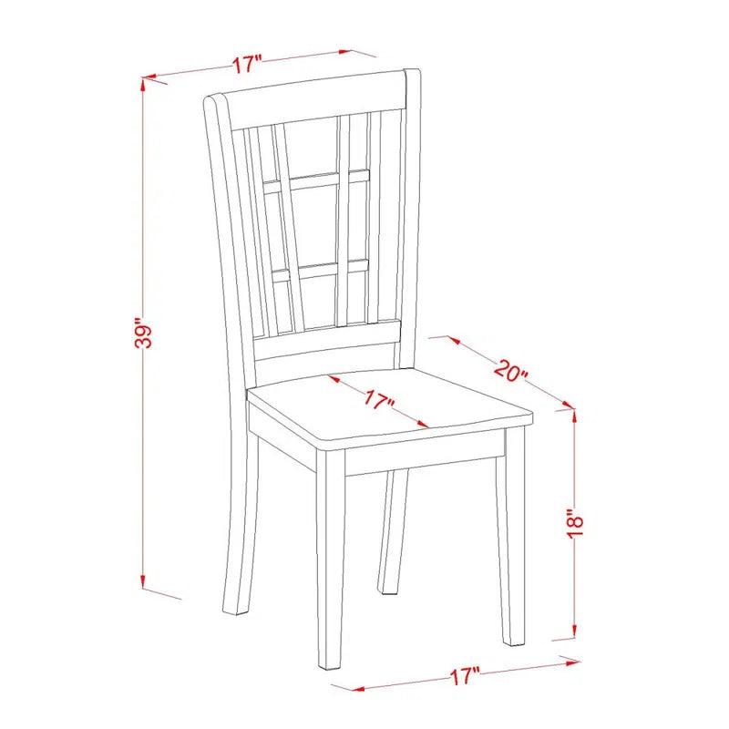 Extendable Solid Wood Dining Set - Ouch Cart 