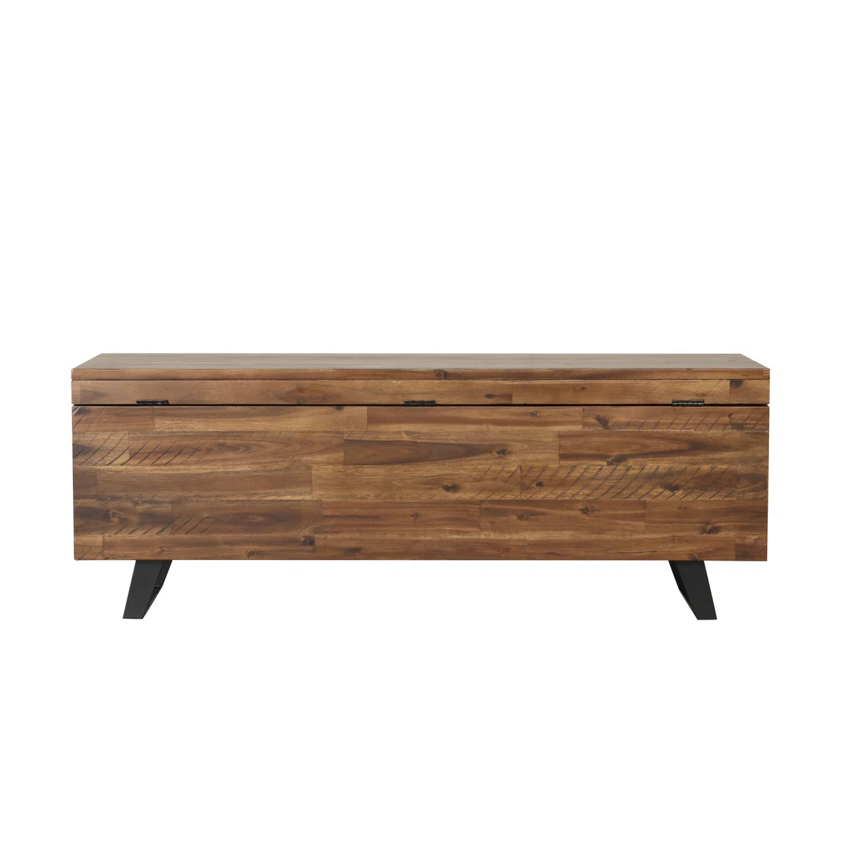 Solid Wood Storage Bench