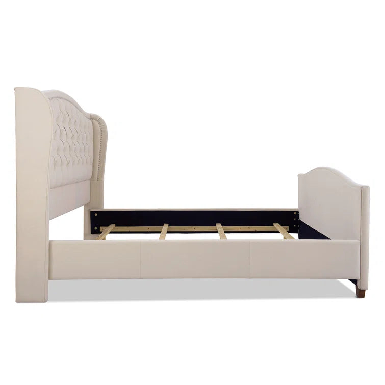 Coleman Upholstered Wingback Bed