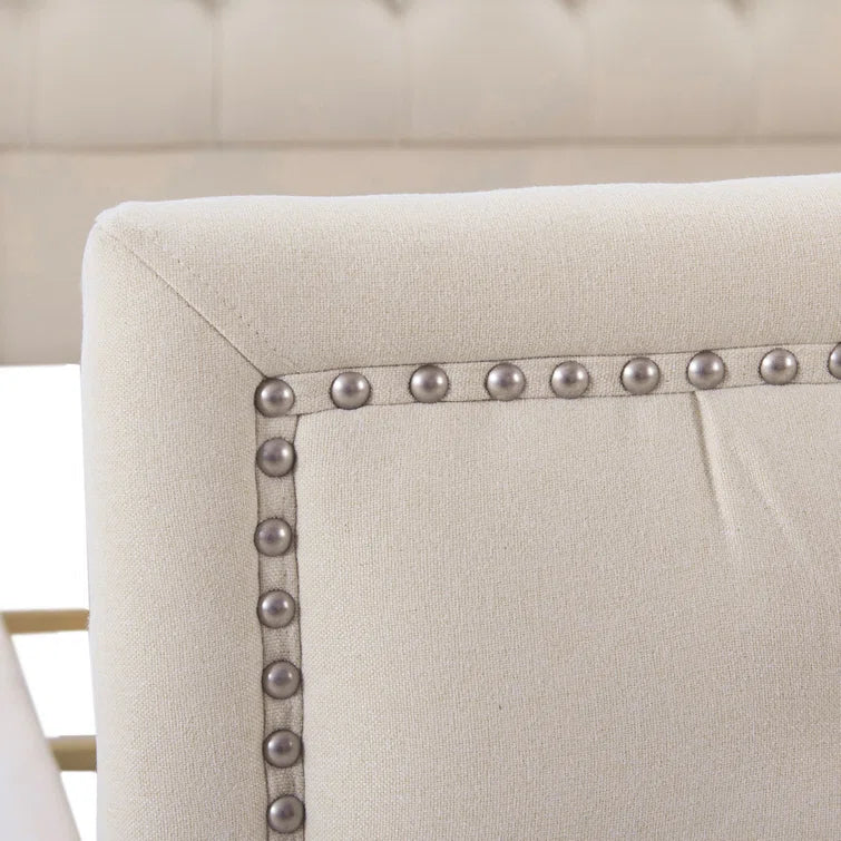 Coleman Upholstered Wingback Bed