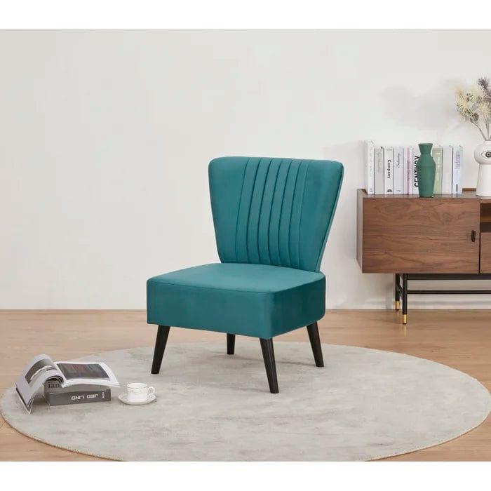 Collin Upholstered Slipper Chair - Ouch Cart 