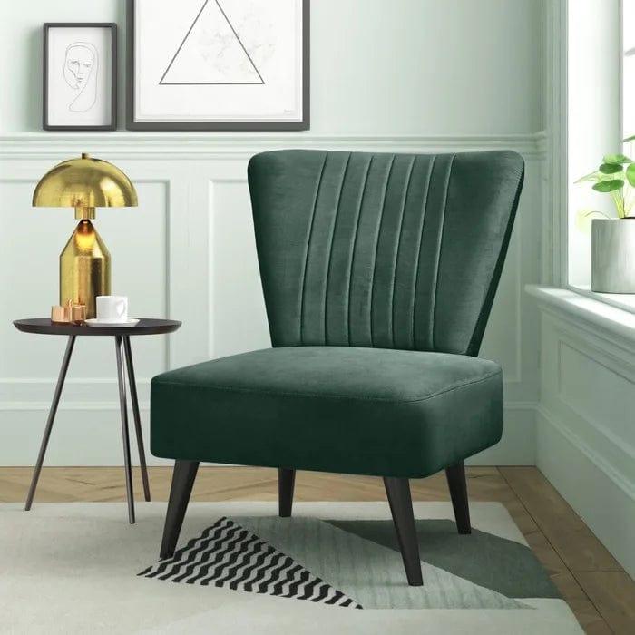 Collin Upholstered Slipper Chair - Ouch Cart 