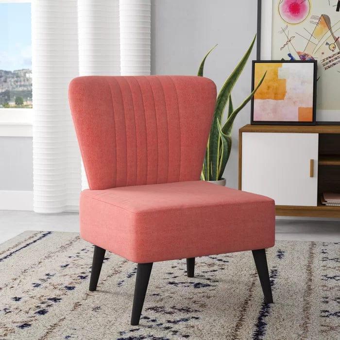 Collin Upholstered Slipper Chair - Ouch Cart 