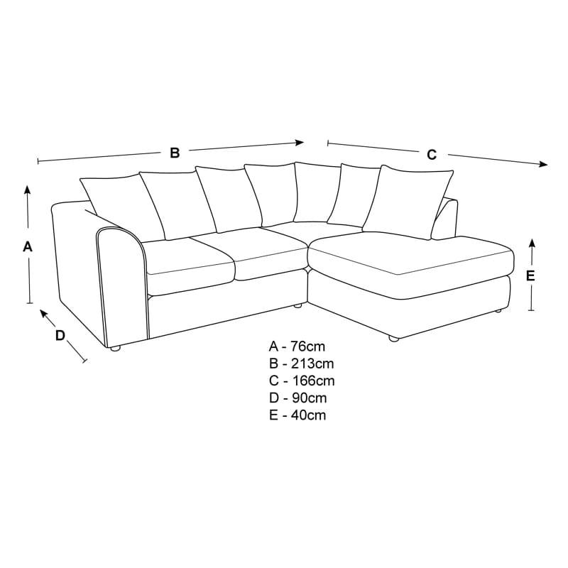 Conlin 2 - Piece Upholstered Corner Sofa - Ouch Cart 