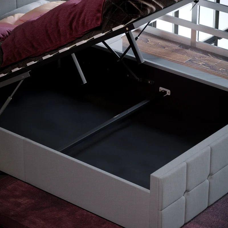 Connell Upholstered Ottoman Bed - Ouch Cart 