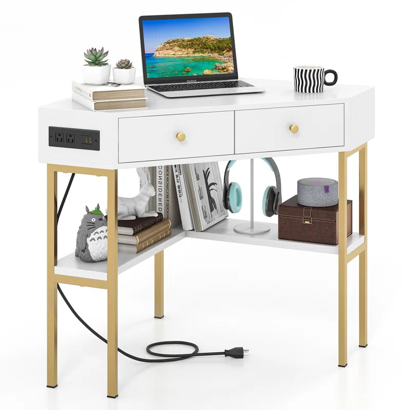 '' Corner Computer Desk for Efficient Workspaces"