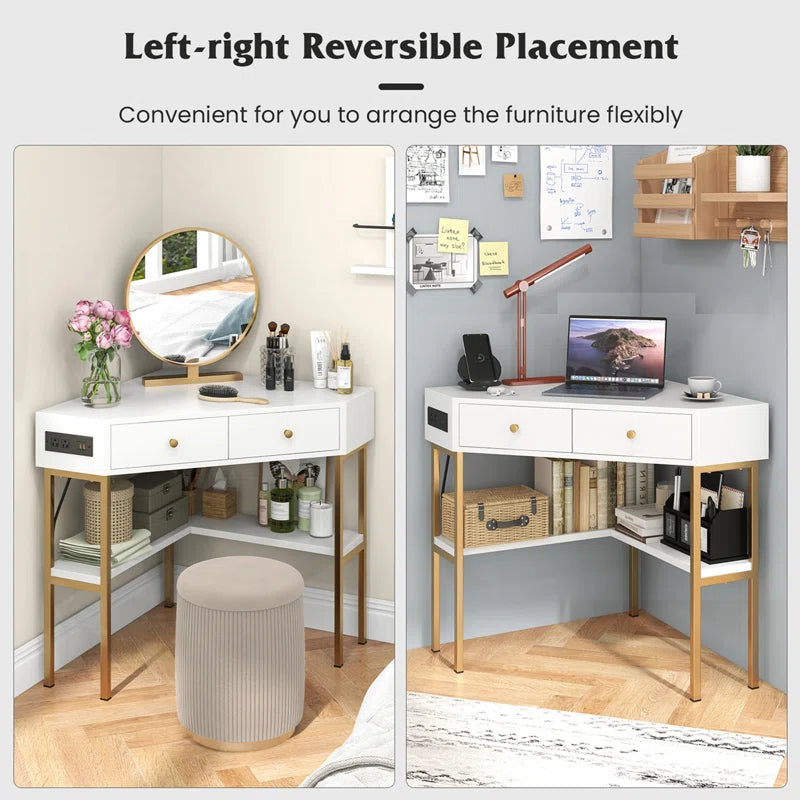 '' Corner Computer Desk for Efficient Workspaces"
