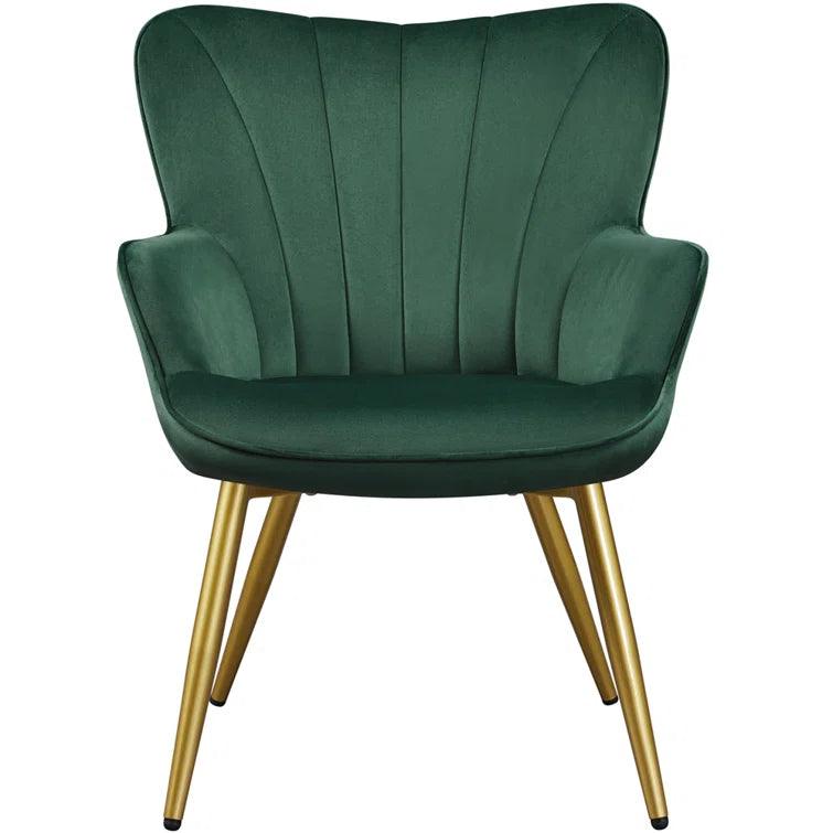 Cotati 63.5Cm Wide Tufted Velvet Armchair - Ouch Cart 