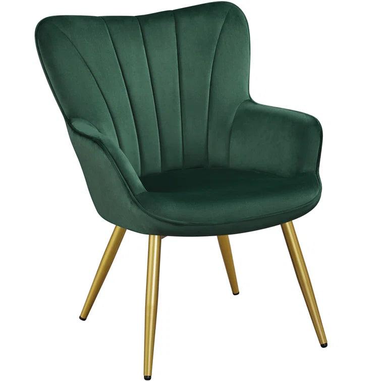 Cotati 63.5Cm Wide Tufted Velvet Armchair - Ouch Cart 